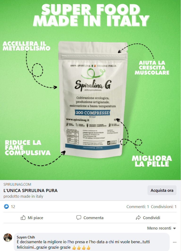 Perchè la spirulina è considerata un superfood?