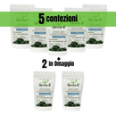 OFFERTA SPECIALE: 5 confezioni di SpirulinaG da 100 compresse + 2 confezioni in OMAGGIO | Spirulina ITALIANA PURA 100% | Spirulina G